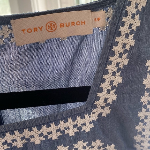 Tory Burch Dresses & Skirts - Mini 70s inspired Tory Burch cotton dress size small.